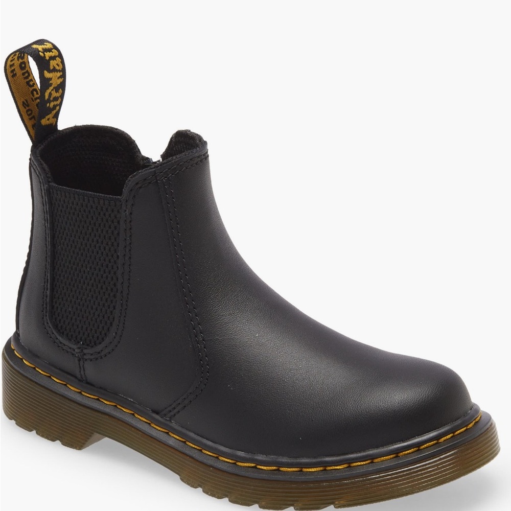Dr. Martens Black Leather Chelsea Boots